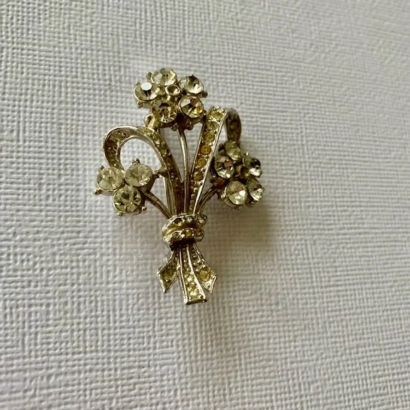 Vintage Rhinestone Brooch - Picture 3 of 4
